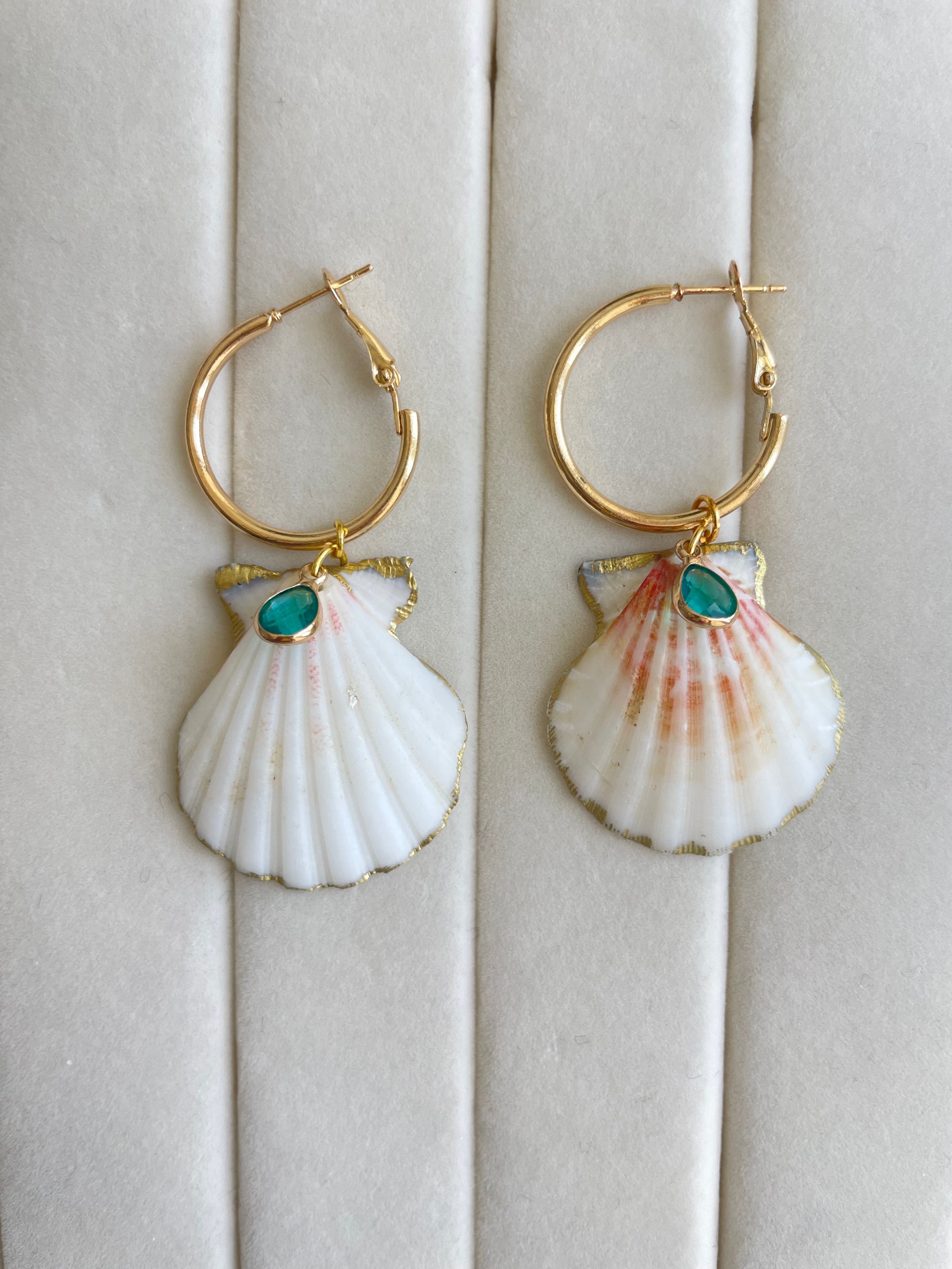 Clam Shell Earrings