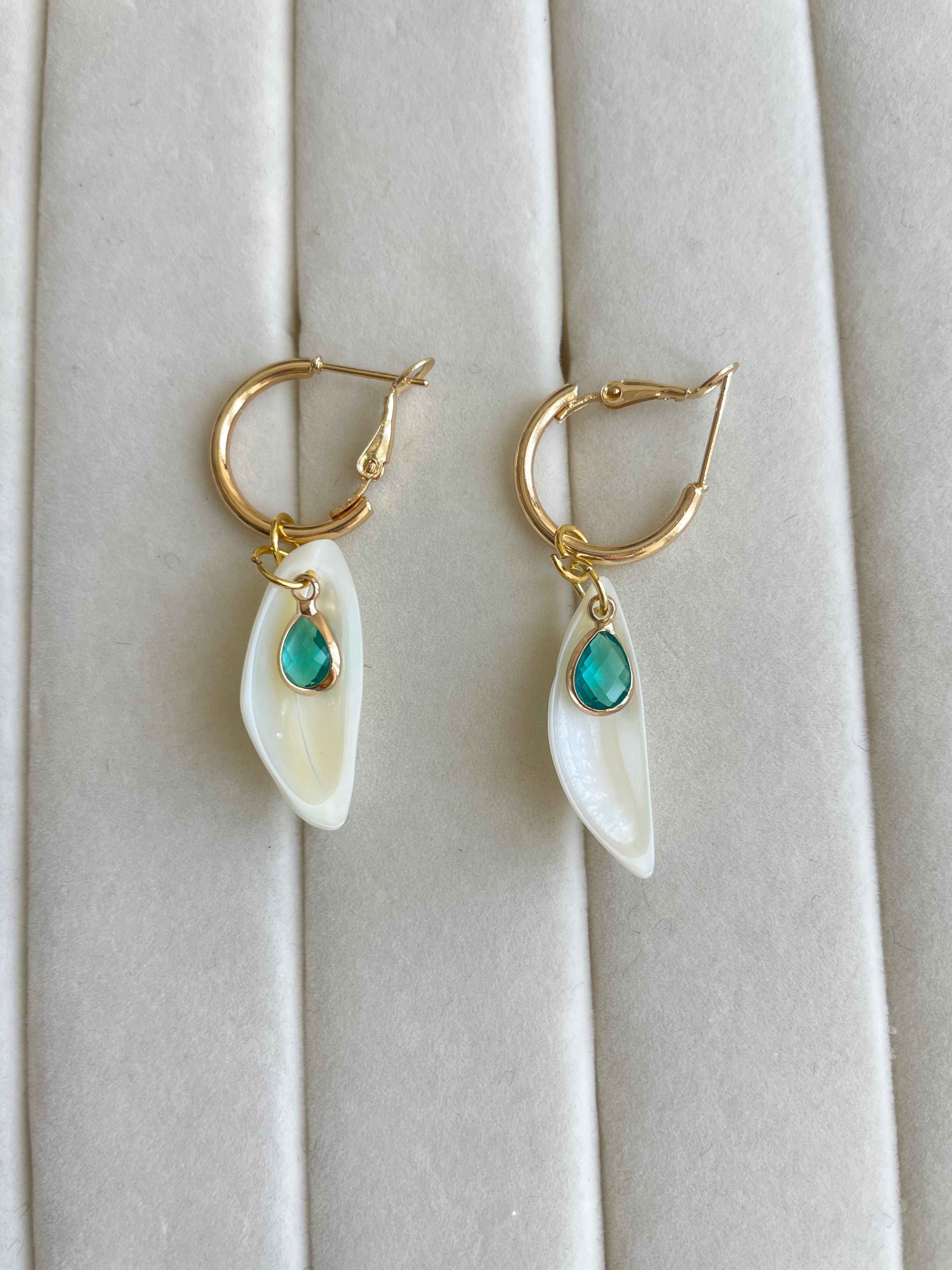 Garlic Shell Earrings